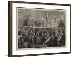 Interior of a Japanese Theatre-Henry Woods-Framed Giclee Print