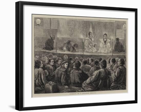 Interior of a Japanese Theatre-Henry Woods-Framed Giclee Print