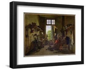 Interior of a Kitchen, 1815-Martin Drolling-Framed Premium Giclee Print