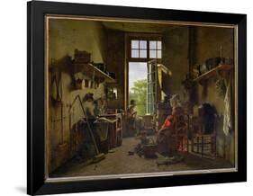 Interior of a Kitchen, 1815-Martin Drolling-Framed Giclee Print