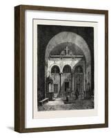 Interior of a Koptic Church, Writing Room at Girgeh-null-Framed Giclee Print