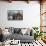 Interior of a Laplander Hut with a Family around the Fire-Stefano Bianchetti-Framed Stretched Canvas displayed on a wall