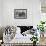 Interior of a Laplander Hut with a Family around the Fire-Stefano Bianchetti-Framed Photographic Print displayed on a wall