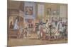 Interior of a London Coffee House, C.1650-1750-null-Mounted Giclee Print