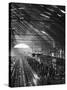 Interior of a London Railroad Station-null-Stretched Canvas