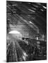 Interior of a London Railroad Station-null-Mounted Photographic Print