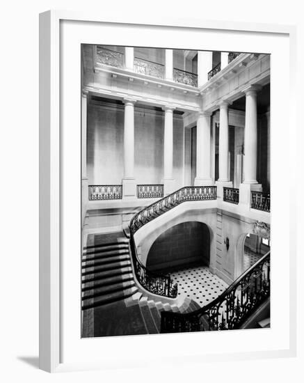 Interior of a Mansion Called Carolands, Built by Mrs. Harriet Pullman Carolan Schermerhorn-Nat Farbman-Framed Photographic Print