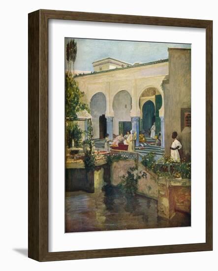 Interior of a Moorish Harem, 1907-John Lavery-Framed Giclee Print