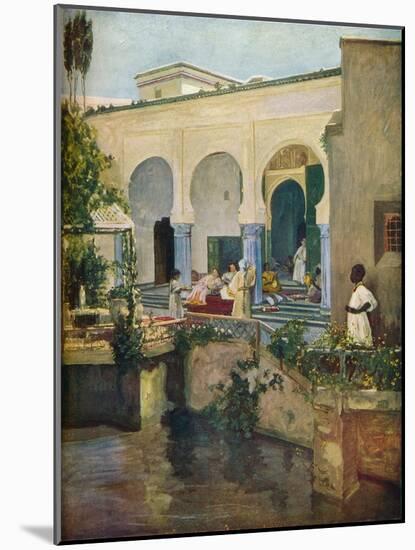 Interior of a Moorish Harem, 1907-John Lavery-Mounted Giclee Print