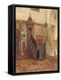 Interior of a Mosque of Mimbar of the Great Mosque at Damascus-Frederic Leighton-Framed Stretched Canvas
