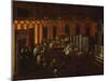 Interior of a North Italian Synagogue During Rosh Ha-Shanah Service-North Italian School-Mounted Giclee Print