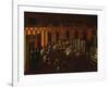 Interior of a North Italian Synagogue During Rosh Ha-Shanah Service-North Italian School-Framed Giclee Print