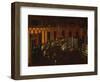 Interior of a North Italian Synagogue During Rosh Ha-Shanah Service-North Italian School-Framed Giclee Print