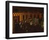 Interior of a North Italian Synagogue During Rosh Ha-Shanah Service-North Italian School-Framed Giclee Print