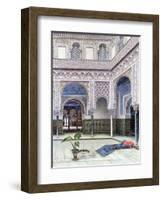 Interior of a Palace, Seville-T. Aceves-Framed Giclee Print