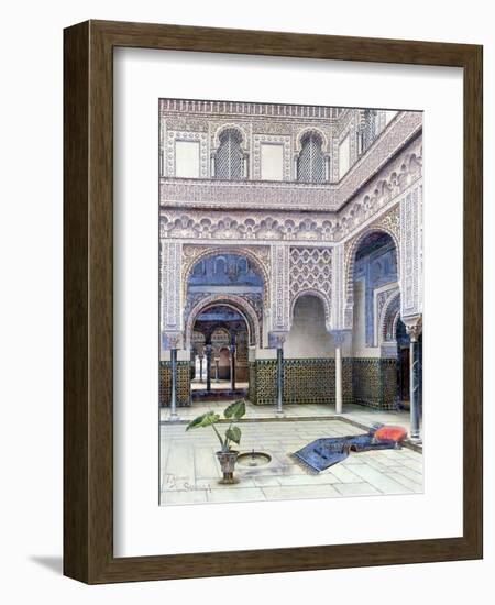 Interior of a Palace, Seville-T. Aceves-Framed Giclee Print