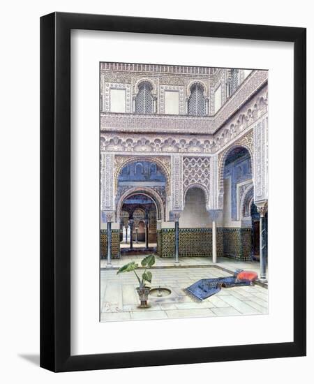 Interior of a Palace, Seville-T. Aceves-Framed Giclee Print