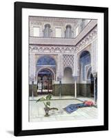 Interior of a Palace, Seville-T. Aceves-Framed Giclee Print