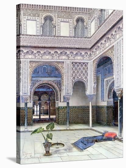 Interior of a Palace, Seville-T. Aceves-Stretched Canvas