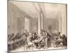Interior of a Parisian Cafe, C.1815-Louis Leopold Boilly-Mounted Giclee Print