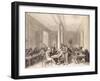 Interior of a Parisian Cafe, C.1815-Louis Leopold Boilly-Framed Giclee Print