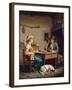 Interior of a Peasant's Cottage, C.1903-Edouard Amable Onslow-Framed Giclee Print