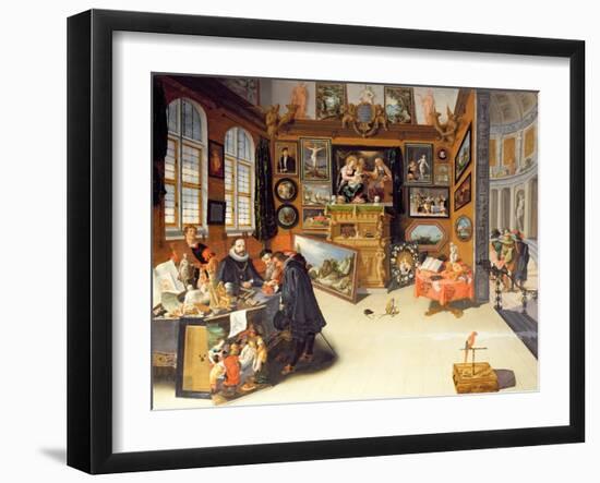 Interior of a Picture Gallery-Frans II Francken-Framed Giclee Print