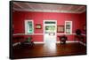 Interior Of A Plantation House, Puerto Rico-George Oze-Framed Stretched Canvas