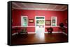 Interior Of A Plantation House, Puerto Rico-George Oze-Framed Stretched Canvas