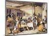 Interior of a Posada-John Frederick Lewis-Mounted Giclee Print