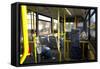Interior of a Public Bus, England, United Kingdom-Charles Bowman-Framed Stretched Canvas