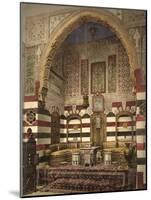 Interior of a Reception Room in a Fine House, Damascus, C.1880-1900-null-Mounted Photographic Print