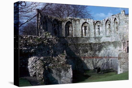 Interior of a Roman and Medieval Multangular Tower in York, 3rd Century-CM Dixon-Stretched Canvas