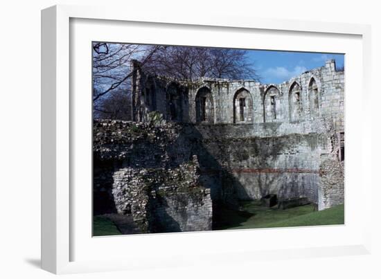 Interior of a Roman and Medieval Multangular Tower in York, 3rd Century-CM Dixon-Framed Photographic Print