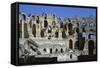 Interior of a Roman Colosseum, 3rd Century-CM Dixon-Framed Stretched Canvas