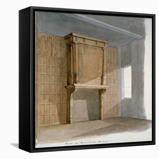 Interior of a Room in Winchester House, Winchester Place, London, C1830-null-Framed Stretched Canvas