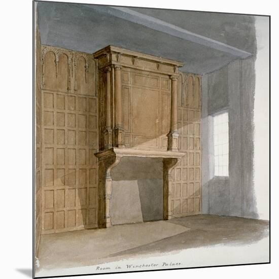 Interior of a Room in Winchester House, Winchester Place, London, C1830-null-Mounted Giclee Print