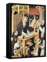 Interior of a Scriptorium, School of Segovia-null-Framed Stretched Canvas