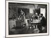 Interior of a Settler's Cabin, Canada, Nineteenth Century-null-Mounted Giclee Print