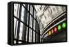 Interior of a Subway Station, New York City, New York, Usa-Julien McRoberts-Framed Stretched Canvas