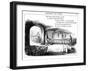 Interior of a Sugar Refinery, 1860-null-Framed Giclee Print