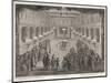 Interior of a Synagogue, The Rabbi Blesses the People-Dom Augustin Calmet-Mounted Art Print