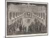 Interior of a Synagogue, The Rabbi Blesses the People-Dom Augustin Calmet-Mounted Art Print