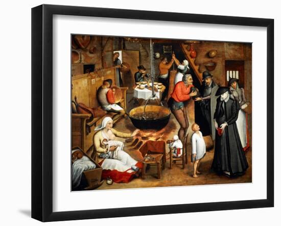 Interior of a Tavern-Jan Bruegel the Elder-Framed Giclee Print