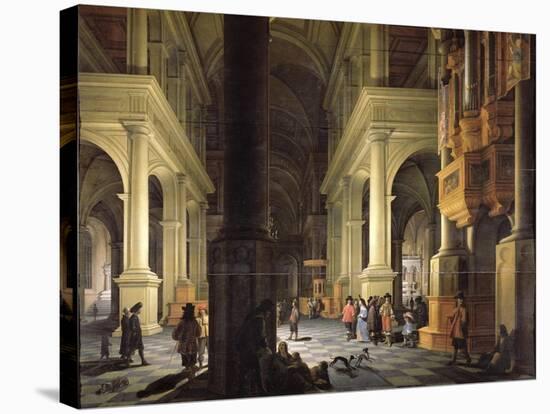 Interior of a Temple, 1652-Anthonie Delorme-Stretched Canvas