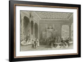 Interior of a Turkish Caffinet-Thomas Allom-Framed Giclee Print