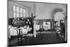 Interior of a ward in the Rigshospitalet (National Hospital), Copenhagen, Denmark, 1922-null-Mounted Photographic Print