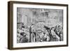 Interior of a YMCA Hut in London-Edgar Wright-Framed Art Print