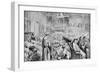 Interior of a YMCA Hut in London-Edgar Wright-Framed Art Print