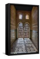 Interior of Alhambra Palace in Granada, Spain-Julianne Eggers-Framed Stretched Canvas